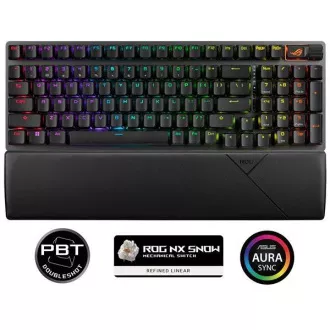ASUS klávesnice ROG Strix Scope II 96 Wireless (ROG NX Snow) - CZ/SK