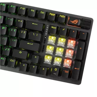 ASUS klávesnice ROG Strix Scope II 96 Wireless (ROG NX Snow) - CZ/SK