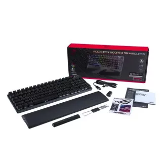 ASUS klávesnice ROG Strix Scope II 96 Wireless (ROG NX Snow) - CZ/SK