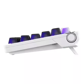 ASUS Klávesnice ROG Azoth X, Mechanická, Bezdrátová BT, RF 2.4GHz, US, bílá