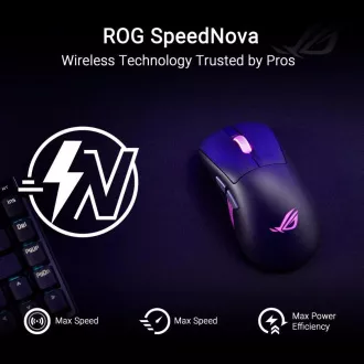 ASUS myš ROG Keris II Origin, bezdrátová herní myš, černá