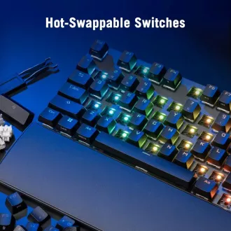 ASUS klávesnice ROG STRIX SCOPE II X, mechanická, drátová, ROG NX Snow V2, CZ/SK
