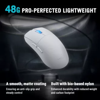 ASUS Herní myš ROG Harpe II Ace, Bezdrátová, bílá