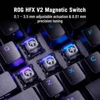 ASUS Klávesnice ROG Falcata, Mechanická, Bezdrátová, ARGB, černá