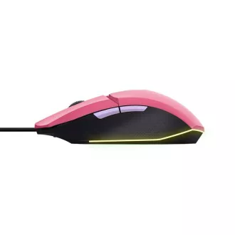TRUST myš GXT 109P FELOX Gaming Mouse, optická, USB, růžová