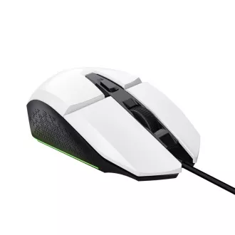TRUST myš GXT 109W FELOX Gaming Mouse, optická, USB, bílá