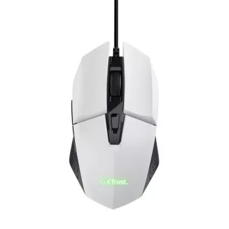 TRUST myš GXT 109W FELOX Gaming Mouse, optická, USB, bílá