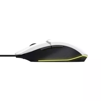 TRUST myš GXT 109W FELOX Gaming Mouse, optická, USB, bílá
