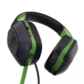 TRUST Herní sluchátka GXT 415X ZIROX zelená