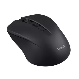TRUST myš Mydo tichá bezdrátová myš, optická, USB, černá