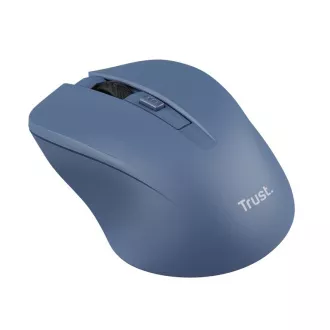 TRUST myš Mydo tichá bezdrátová myš, optická, USB, modrá
