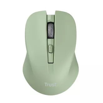 TRUST myš Mydo tichá bezdrátová myš, optická, USB, zelená