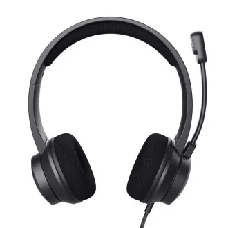 TRUST sluchátka s mikrofonem Ayda PC headset, USB, EKO Produkt, Noise-Cancelling