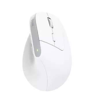TRUST myš Bayo+ Ergonomická vertikální myš, Bezdrátová, bílá