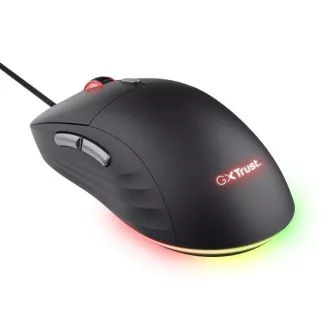 TRUST myš GXT925 Redex II Gaming Mouse, optická, RGB, černá