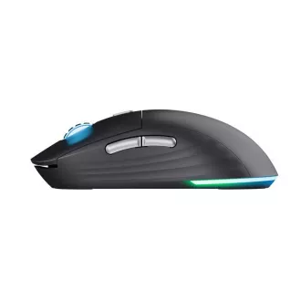 TRUST myš GXT926 Redex II Gaming Mouse, Bezdrátová, laserová, RGB, černá