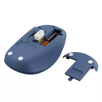 TRUST Myš YVI+, Bezdrátová, Eco, modrá - bluetooth + wifi