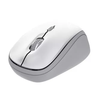 TRUST Myš YVI+, Bezdrátová, Eco, bílá - bluetooth + wifi