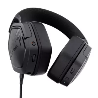 TRUST Herní sluchátka GXT 493 Carus, Bluetooth, 2.4GHz, černá