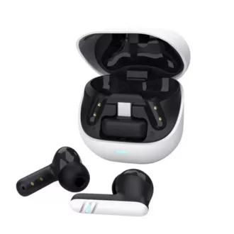 TRUST sluchátka GXT 409 Oxxie, špunty, Bluetooth, RF 2.4GHz, USB-C Přijímač, bílá