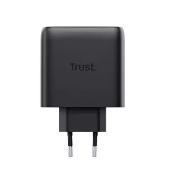 TRUST GaN Nabíječka MAXO 65W 2-Port, USB-C, černá