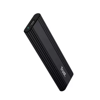 TRUST Externí box pro M.2 SSD, USB-C 3.2 Gen2, M.2 2280, černá