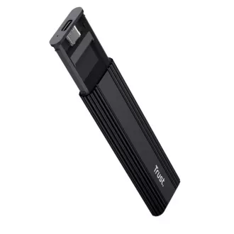 TRUST Externí box pro M.2 SSD, USB-C 3.2 Gen2, M.2 2280, černá