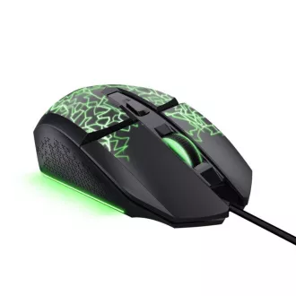 TRUST Myš GXT 113 Felox, Drátová USB, RGB, černá