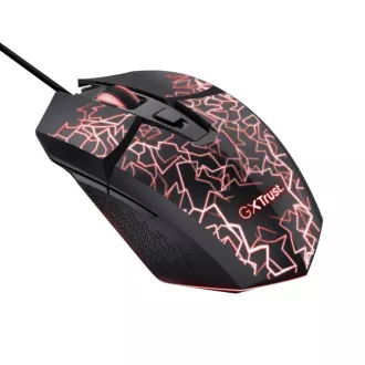 TRUST Myš GXT 113 Felox, Drátová USB, RGB, černá