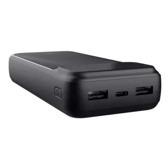 TRUST Powerbanka Avala, 20000 mAh, 1xUSB-C + 2xUSB, černá