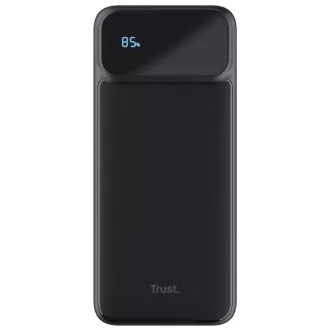 TRUST Powerbanka Avala, 20000 mAh, 1xUSB-C + 2xUSB, černá