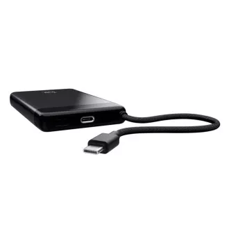 TRUST Powerbanka Fiera, 10000 mAh, S kabelem, 2x USB-C, černá