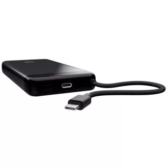 TRUST Powerbanka Fiera, 20000 mAh, S kabelem, 2x USB-C, černá