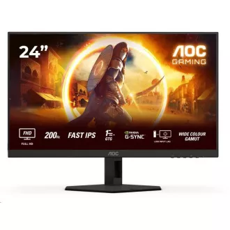 AOC MT 24" 24G4HRE - 1920x1080, IPS, 200Hz, 2xHDMI, 1xDP, Repro AOC MT 24" 24G4HRE - 1920x1080, IPS, 200Hz, 2xHDMI, 1xDP, Repro