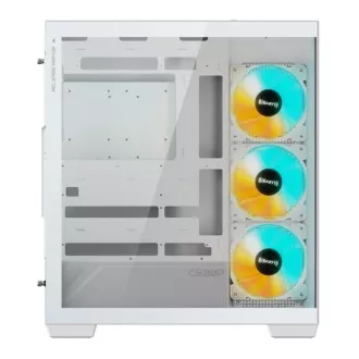 GIGABYTE case GB-C500PI ST, Mid tower, 1xUSB-C 3.2, 2xUSB 3.0, 4x 120mm ARGB Fan, bílá