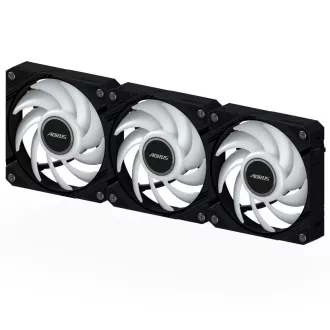 GIGABYTE ventilátor AORUS EZ CHAIN FAN 3-PACK, 3x120mm, černá