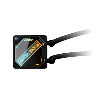 GIGABYTE Vodní chladič GAMING 240, 2x120mm, ARGB, LGA1851, AM5, černá