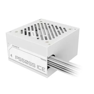GIGABYTE zdroj P550SS ICE, 550W, 80+ Silver, 120mm, ATX 3.0, bílá
