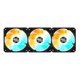 GIGABYTE ventilátor EZ CHAIN FAN 3-PACK, 3x120mm, černá
