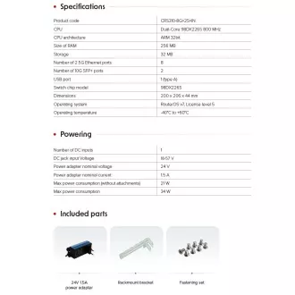 MikroTik Cloud Router Switch CRS310-8G+2S+IN