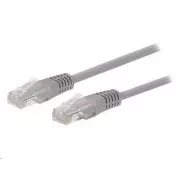 Kabel C-TECH patchcord Cat5e, UTP, šedý, 1, 5m
