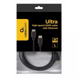 GEMBIRD Kabel CABLEXPERT HDMI 2.1, 8K, M/M, 1m, černý
