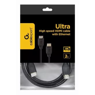 GEMBIRD Kabel CABLEXPERT HDMI 2.1, 8K, M/M, 2m, černý