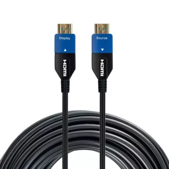 PREMIUMCORD Ultra High Speed HDMI 2.1 optický kabel 8K@60Hz 4K@120Hz 15m zlacený