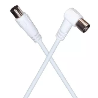 PREMIUMCORD TV kabel M/F konektor 90, 75 Ohm 15m PREMIUMCORD TV kabel M/F konektor 90, 75 Ohm 15m