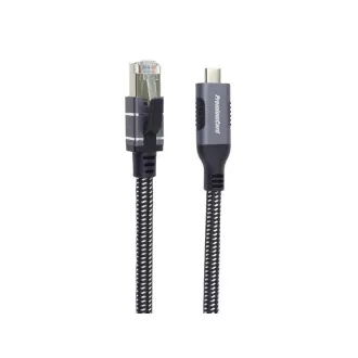 PremiumCord Ethernetový kabel USB-C na LAN RJ45 10/100/1000, 2m