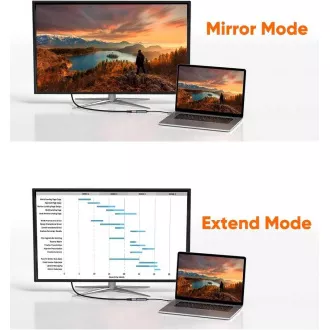 PremiumCord Převodník USB-C na HDMI2.0+USB3.0+Audio+PD (pro iPad Pro)