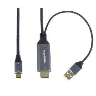 PREMIUMCORD Adaptér HDMI 2.0 na USB-C, 4K@60Hz, 2m PREMIUMCORD Adaptér HDMI 2.0 na USB-C, 4K@60Hz, 2m