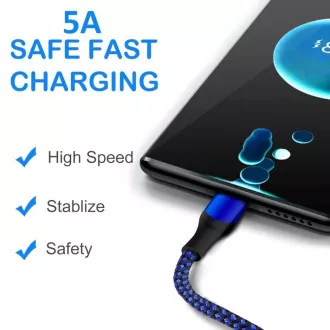 PREMIUMCORD Kabel USB-C na USB 2.0, Nabíjecí, 5A, 1.5m