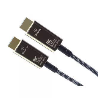 PREMIUMCORD Ultra High Speed HDMI 2.1 optický fiber kabel 8K@60Hz, zlacené 7m